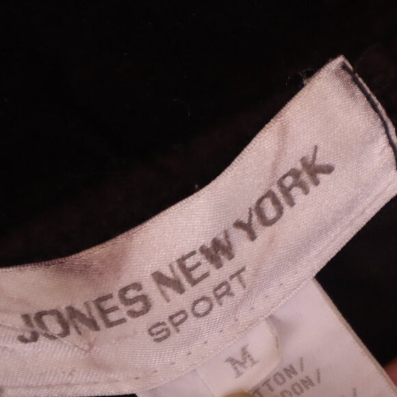 QUILTED VELVET COAT M Jones NY Vintage Velvet *FLAWED* Hooded Fall Winter Brown - Picture 5 of 9